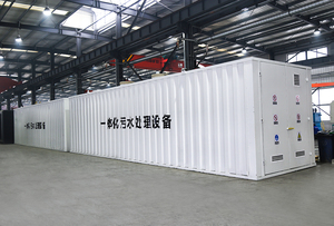 Rioolwaterzuiveringsinstallatie 30 m³/dag capaciteit, grond-/ondergrondse uitvoering, uitgerust met PLC & pomp, 1 jaar garantie - Product Image 5