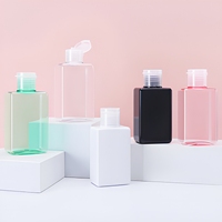 Lot de 100 flacons carrés transparents en plastique de 150 ml pour lotion, flacons de voyage souples pour animaux de compagnie, pour la lotion corporelle - Fabricants