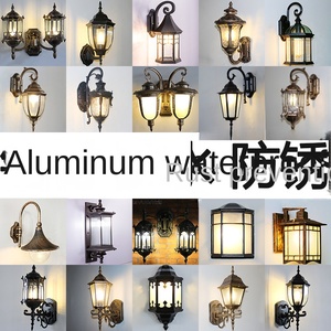 Applique murale solaire de style européen pour l'extérieur Lampe de jardin étanche pour l'entrée de la maison et de la villa pour la terrasse, le balcon Lampes murales d'extérieur - Product Image 6