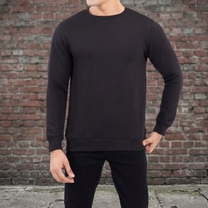 Men's Solid Color Crewneck Pullover <b>Sweater</b> Long Sleeve Knitted Autumn Wear - Product Image 3
