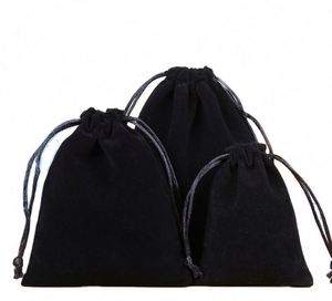 Custom Logo Velvet Sportpacks Small Gift Promotion Packaging <b>Drawstring</b> <b>Pouch</b> Bag With Imprint - Product Image 5