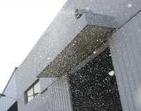 Machine à neige 1500W avec effet de neige artificielle réaliste, générateur de neige extérieur pour les événements de Noël, les mariages, les fêtes