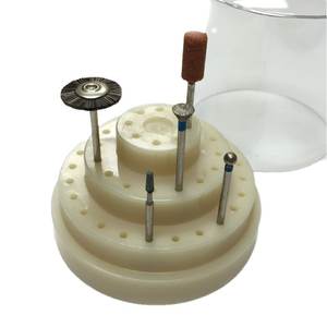 Renkli diş endodontik <span class=keywords><strong>Bur</strong></span> tutucu 48 delik klinik için otoklav plastik yuvarlak tozluk Burs kutusu - Product Image 2