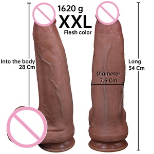 Plug Anale Femminile Super Spesso e Realistico in Silicone Liquido, Modello 025, Giocattolo Sessuale per Adulti - Product Image 3