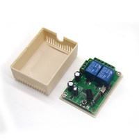 Émetteur-récepteur 2 canaux Télécommande RF à 2 boutons pour porte automatique Télécommande de porte de garage