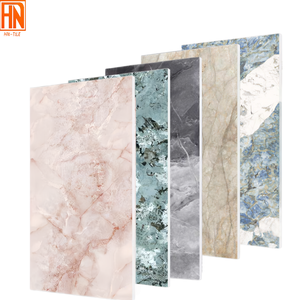 Piastrella <span class=keywords><strong>in</strong></span> Porcellana Smaltata Rosa Classica Moderna 600x1200mm, Design Marmo Lucido per Bagno, Stile Europeo HUANAI - Product Image 1