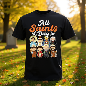 Camiseta del Día de Todos los Santos, diseño religioso católico, unisex, talla para adultos - Product Image 3