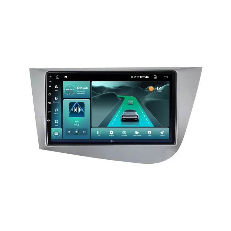 Autoradio Android 5G WiFi 6 integrato per sedile Leon 2 MK2 2005 2012 Carplay GPS lettore Video multimediale Autoradio unità di testa