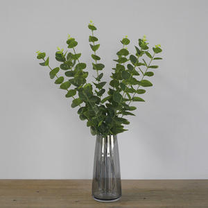IJ041 Venta al por Mayor en China, Vegetación Artificial Realista Hecha a Mano, Flores Artificiales, Tallos de Eucalipto, Plantas, Decoraciones para el Hogar y Bodas - Product Image 3