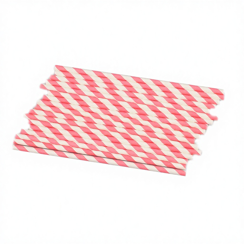 Paper Cup Accessories Eco-friendly Disposable Food Grade Paper Straw for Juices Cola Drinks Can Cusotmized Color Size Thickness