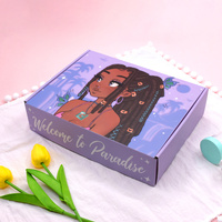 Grande boîte d'expédition de vêtements en papier de carton mat Boîte d'emballage d'expédition en carton ondulé imprimé avec logo personnalisé