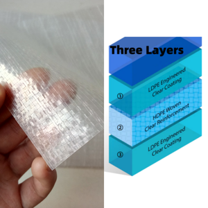 120gsm Verger Étanche Bâche Renforcé Plaine Tissé Film Bétail Volaille Maison Rideaux - Product Image 4