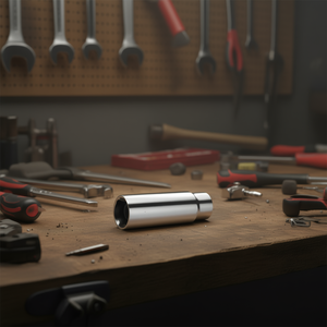 Barra de extensión para llave de vaso de 235 3/8 pulgadas, longitud L, diámetro B - Product Image 3