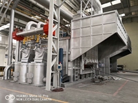 Four de fusion à gaz 1-30t, équipement de fonderie industrielle pour la coulée d'aluminium, de cuivre et de métaux lourds