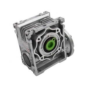 Reductor de velocidad de tornillo sin fin HLTNC NMRV063, eje de entrada de 14 mm, 19 mm, 24 mm, relación de engranajes de 5:1 a 100:1, caja de engranajes de tornillo sin fin de 90 grados para - Product Image 5