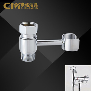 Robinet de douche en cuivre rotatif à 360 degrés, support de montage sans perçage, installation facile, accessoires de pomme de douche, ensembles de quincaillerie de salle de bain - Product Image 5