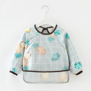 Bavoir à manches longues pour bébé avec poche, tablier pour enfant - Product Image 6