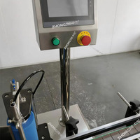 Etiqueteuse automatique à grande vitesse Zhongjie pour bouteilles rondes en verre et en plastique, fabricant professionnel de machines d'étiquetage