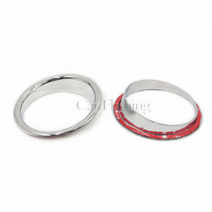 Couvercle de lampe antibrouillard chromé pour <span class=keywords><strong>HUMMER</strong></span> <span class=keywords><strong>H2</strong></span> 2003-2009 garniture chromée de voiture, gril de course, phare antibrouillard, accessoires de lunette - Product Image 3