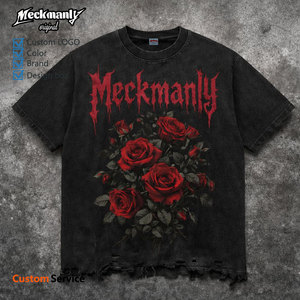 T-shirt pour homme Meckmanly, manches courtes, col rond, imprimé motif Beagle, 100% coton, coupe classique, style décontracté - Product Image 5