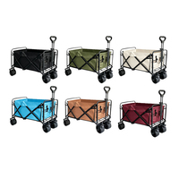 Chariot à plateforme pliable robuste 200 kg avec roulettes pivotantes de 5 pouces pour la logistique d'entrepôt