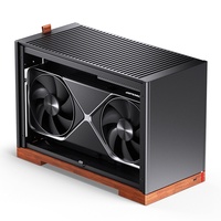 Boîtier Mini-ITX en alliage d'aluminium Qiao Si Bo T9 pour ordinateur de bureau, neuf, sans ports frontaux, capacité 11L
