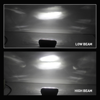 Faro Cuadrado de 4x6 5x7 Pulgadas con Certificación DOT, Súper Brillante, 35W, Faro LED 5*7 para Jeep