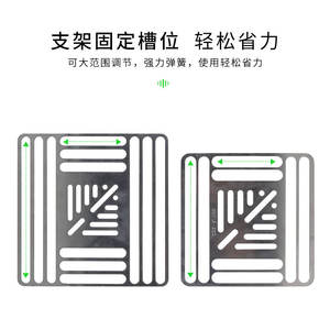 Bras robotique, outillage pneumatique, fixation, plaque en fer, réglage de la position multi-trous, support de montage, machine de moulage par injection - Product Image 5