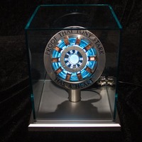 Avenger Iron Man MARK1 MARK2 Arc Réacteur Tony Stark Coeur de Marque Son Contrôle Led Poitrine Lampe Modèle Super-Héros 1:1 Cosplay Jouets