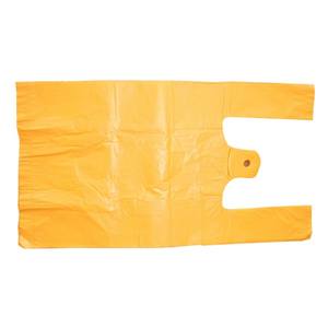 Bolsas de compras de camisetas de plástico biodegradables coloridas personalizadas a bajo precio de venta caliente de alta calidad - Product Image 5