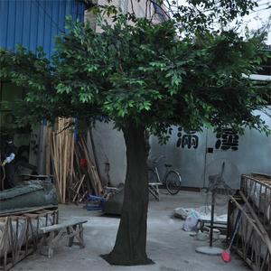 Nhà Máy Tùy Chỉnh Giá Rẻ Hot Bán Lớn Bóng Râm Lớn Ngoài Trời Cây Nhân Tạo Cuộc Sống Kích Thước Nhân Tạo Cây Sồi Ficus Cây Cho Trang Trí - Product Image 3