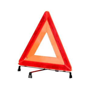 Kit de sinais de segurança de estrada refletor, aviso de trânsito de emergência, refletor triangular reflexivo