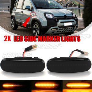 1 Paire de Clignotants Latéraux Dynamiques à LED pour Fiat Abarth Punto Grande Panda 199 Doblo Fiorino 3 Idea 350 Linea 323 110 - Product Image 1