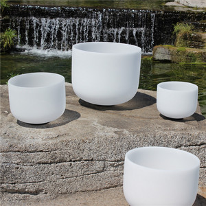 Commercio all'ingrosso 440Hz/432Hz <span class=keywords><strong>Bianco</strong></span> Glassato Cristallo <span class=keywords><strong>Di</strong></span> <span class=keywords><strong>Quarzo</strong></span> - Product Image 2