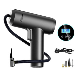 Pompe à air gonflable pour voiture, affichage numérique intelligent, pistolet sans fil portable, gonfleur électrique d'urgence 12V USB pour pneus - Product Image 5