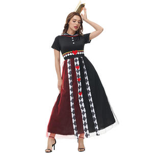 Halloween Poker <span class=keywords><strong>Reine</strong></span> Rouge <span class=keywords><strong>Reine</strong></span> Amour Robe <span class=keywords><strong>Alice</strong></span> <span class=keywords><strong>Pays</strong></span> <span class=keywords><strong>Des</strong></span> <span class=keywords><strong>Merveilles</strong></span> Costume <span class=keywords><strong>De</strong></span> Scène pour Enfants Noël Princesse Fée TV Cape À Capuche - Product Image 3