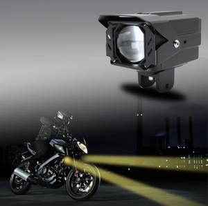 IDISON MT5 2.5 pouces Billed double lumière rouge démon oeil projecteur moto projecteur lentille 35W 45W 6000K phare de voiture pour camion - Product Image 5