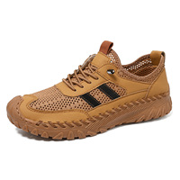 Service OEM Chaussures décontractées légères à lacets respirantes pour hommes, pour les trajets quotidiens, à la mode, à semelle épaisse antidérapante