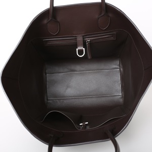 Sac fourre-tout minimaliste en cuir véritable, couleur unie, ouverture supérieure, sac à main pour femme, usage quotidien, toutes saisons - Product Image 2