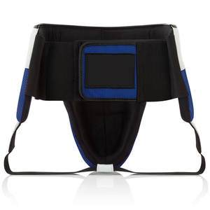 Protège-entrejambe en cuir PU de haute qualité pour MMA, avec logo personnalisé, durable, respirant, équipement de protection pour hommes, vente en gros - Product Image 3