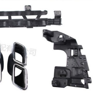 Embout d'échappement Mercedes-Benz GLC Noir Argent Acier Inoxydable Adaptation Universelle - Product Image 2