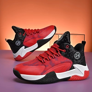 Chaussures de sport respirantes en maille tricotée pour homme, grande taille, collection automne 2025, avec semelle intermédiaire antidérapante, pour jeunes et adultes - Product Image 4