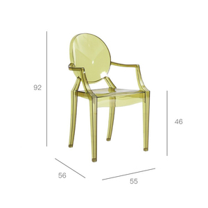 De diseño moderno club de café bar y restaurante ocio <span class=keywords><strong>PC</strong></span> sillón transparente silla - Product Image 2
