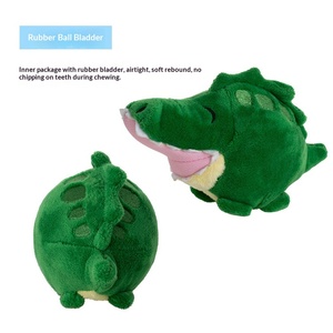 Gummi-Blasen-Plüsch-Cartoon-Hundespielzeug mit Tiermuster, geräuscharm, kaubeständig, quietschend, zahnreinigend, umweltfreundlich, langlebig - Product Image 3