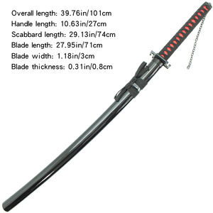 BLEACH l'arme populaire Anime-Tensa Zangetsu, accessoires de cosplay, objets de collection, cadeaux, modèles 39.76in/101cm - Product Image 3