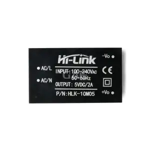 Hi-Link Conversor 220v a 5v 12v 10W AC-DC Compact Isolated Comutando Fonte de Alimentação Módulo HLK-10M05 HLK-10M12