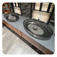 Planche en surface solide acrylique en pierre artificielle de style moderne, découpe personnalisée, épaisseur sur mesure pour îlot de cuisine et comptoir