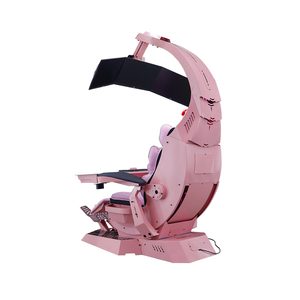 Silla Gaming Plegable Compacta con Luces LED RGB, Diseño Convertible Tipo Cabina Integrada <span class=keywords><strong>Scorpion</strong></span>, Extensible, Estructura de Acero Estable - Product Image 2
