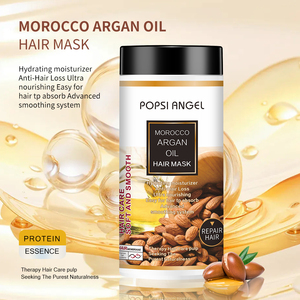 Mascarilla Capilar Profesional de Aceite de Nuez Marroquí con Queratina ODM 1000ml, Colágeno Orgánico Coreano, Productos Hidratantes para el Crecimiento del Cabello de Salón y Spa - Product Image 6