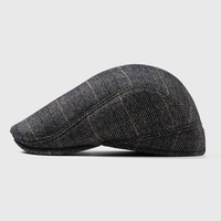 Gorra Boina Clásica Vintage de Algodón para Hombre Mayor, Deportes al Aire Libre y Ciclismo